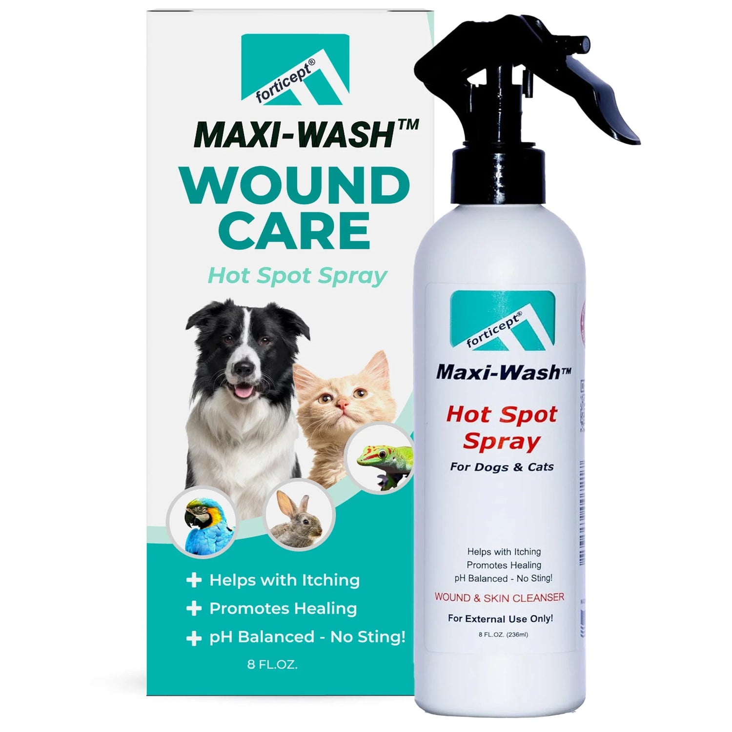 Maxi-Wash Hot spot spray for dogs